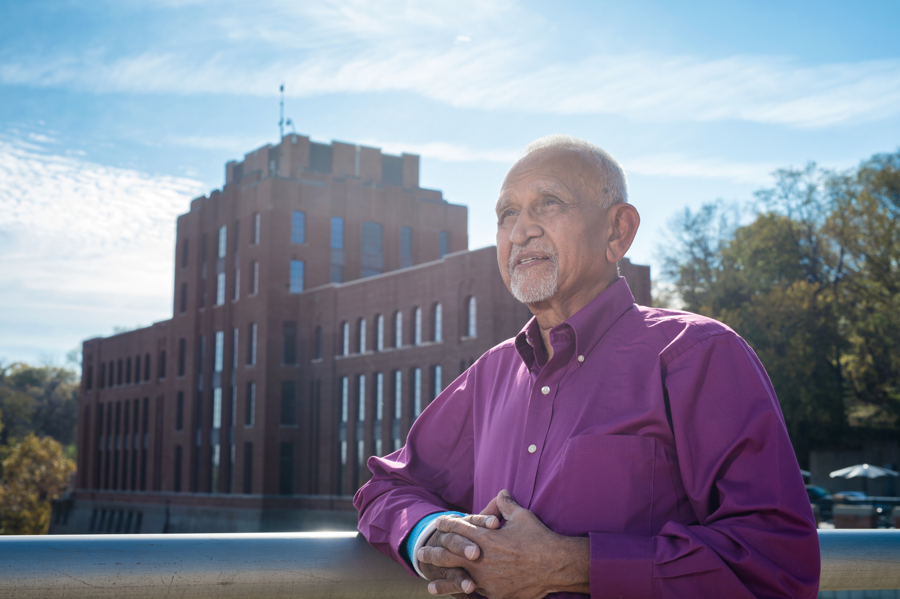 VC Patel outside of IIHR's SHL
