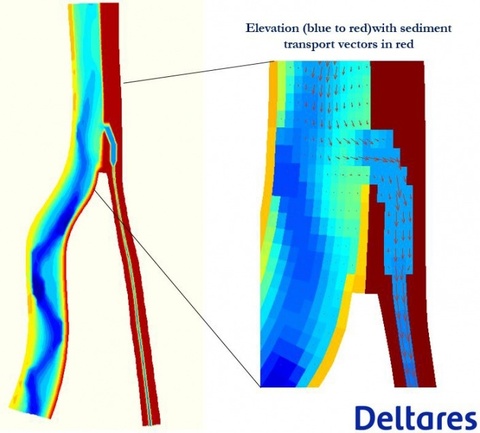 Screenshot of elevation model
