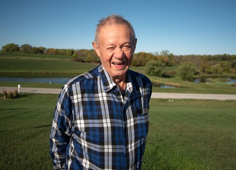 Stan Stutzman poses for a photo outdoors