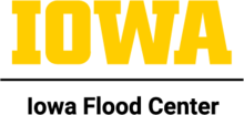 Iowa Flood Center black and yellow lockup