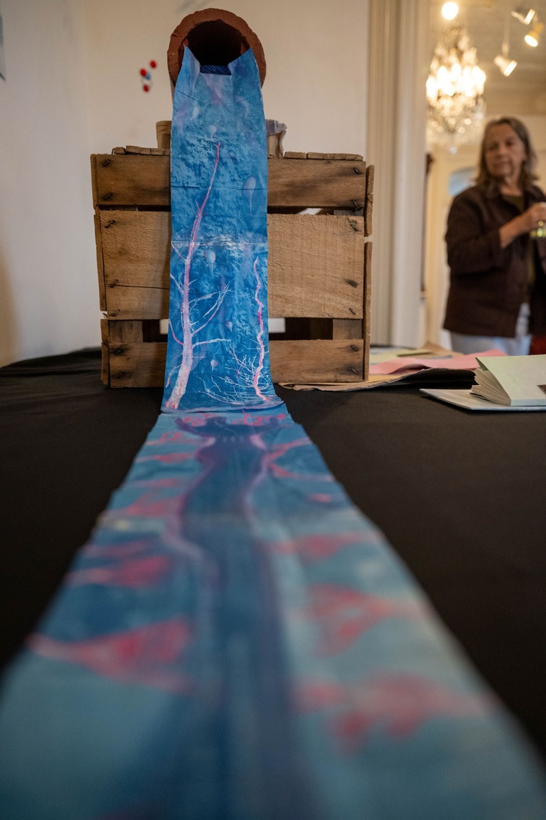 Artwork depicting water