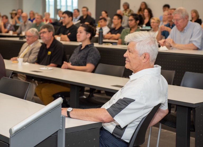 People sitting in a classroom