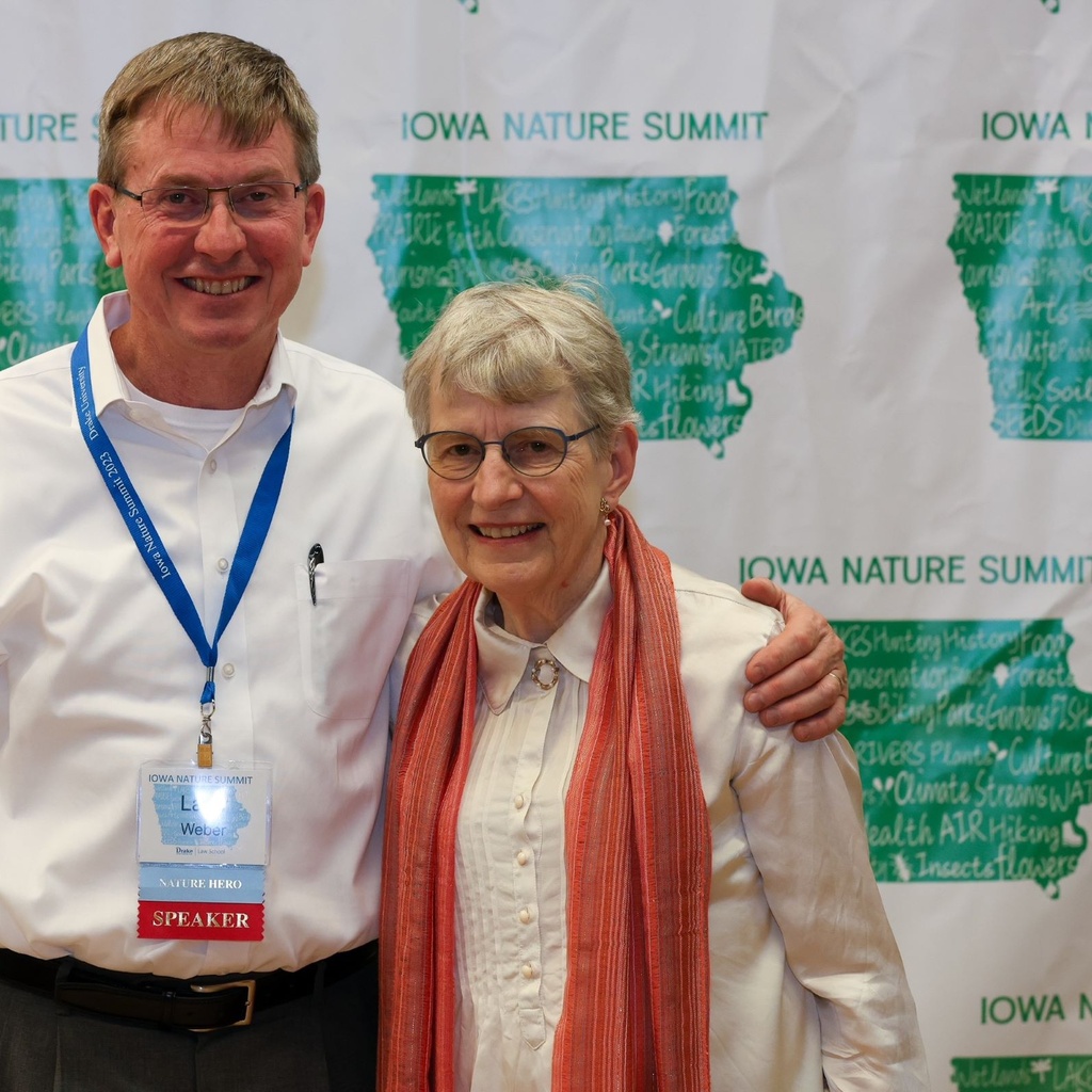 Larry Weber and Connie Mutel