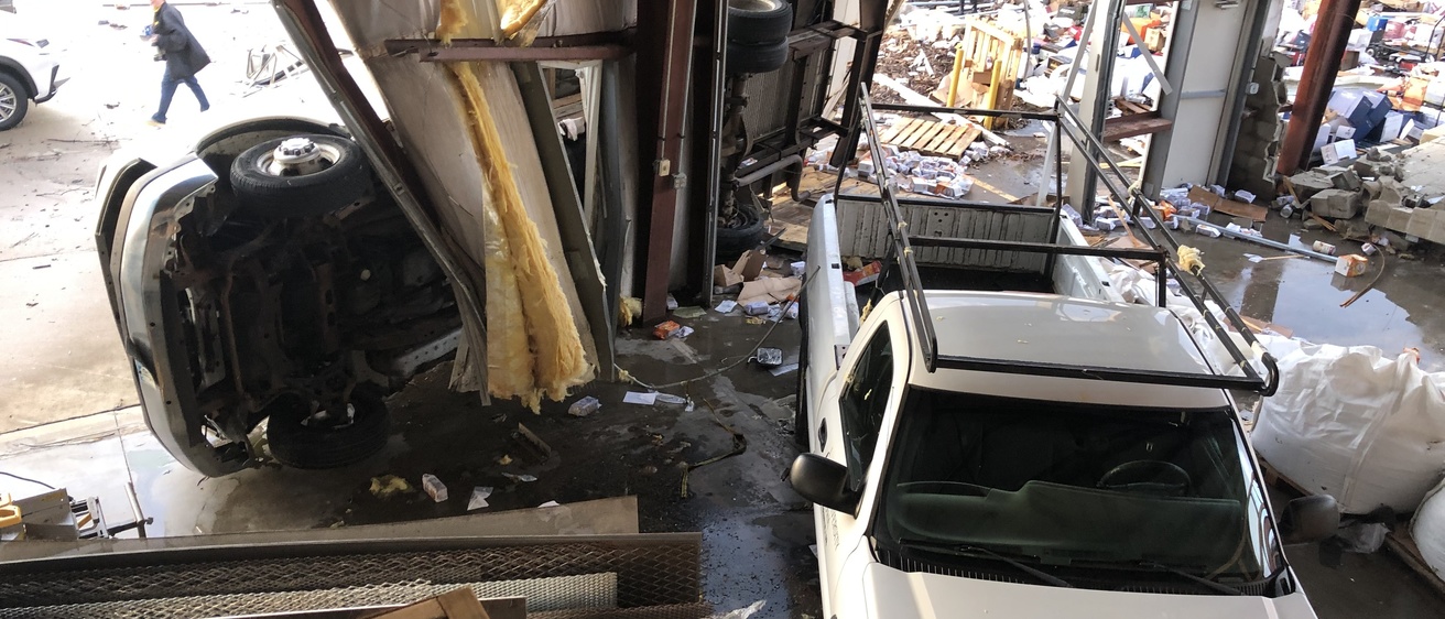Tornado Damage in Lab