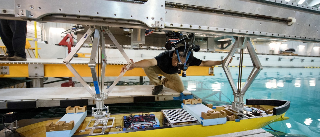 wave basin testing