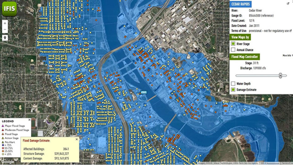 CIROH flood map
