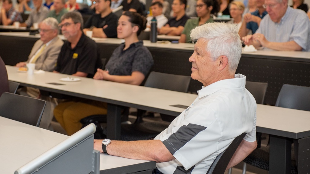People sitting in a classroom