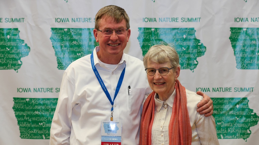 Larry Weber and Connie Mutel