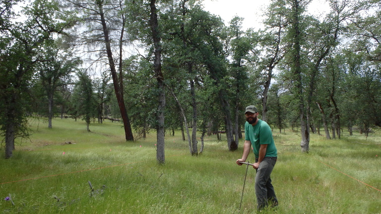 Matthew Streeter at the test site